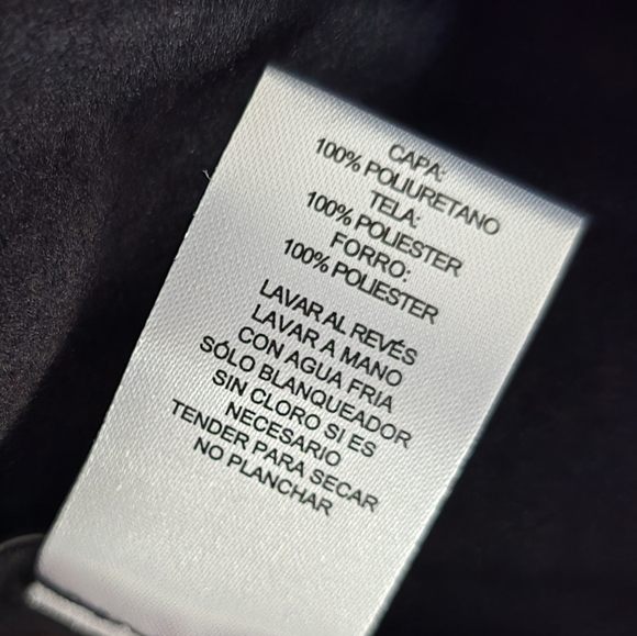 Grey Collective Short Sleeve Black Faux Leather Ruffled Mini Dress - Picture 12 of 13